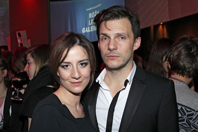 Maja Ostaszewska z partnerem