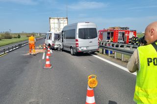 Poważny wypadek na A1! Wielu poszkodowanych, droga zablokowana