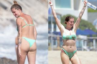 Ireland Baldwin w bikini pije polską wódkę na plaży! Równie HOT, jak Hailey Bieber?