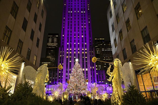 Najsłynniejsza choinka świata już zachwyca na Manhattanie