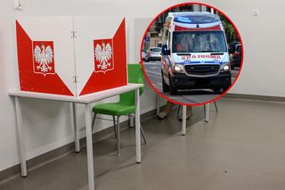 Mężczyzna nie żyje! Zasłabł w lokalu wyborczym