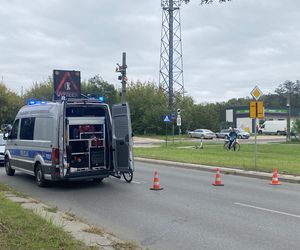Potrącenie rowerzysty w Łodzi. Duże utrudnienia dla kierowców i podróżujących MPK
