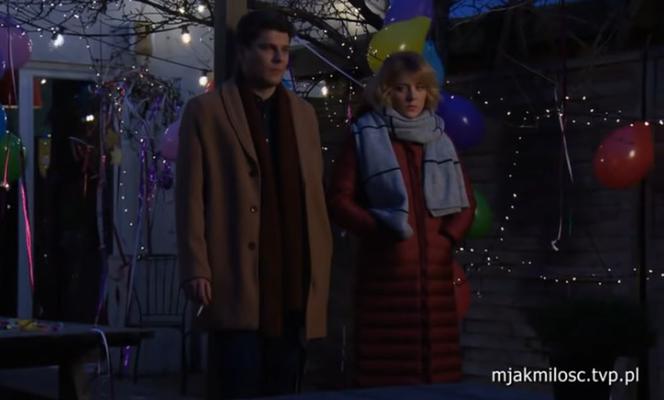 M jak miłość odc. 1439. Ula (Iga Krefft), Janek (Tomas Kollarik)