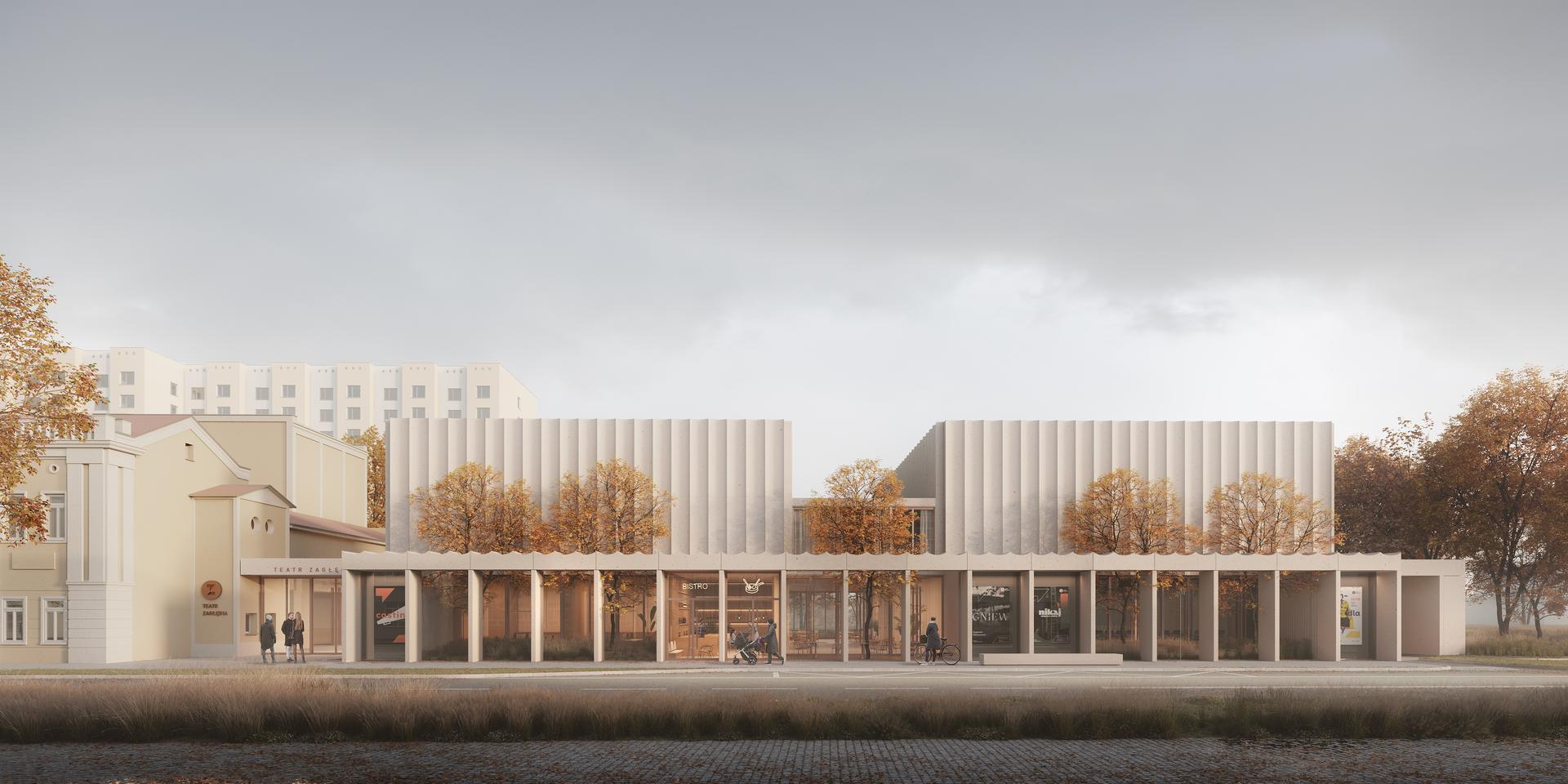 Teatr Zagłębia w Sosnowcu: wyniki konkursu na rozbudowę zabytkowej siedziby Teatru Zagłębia