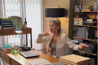 Na dobre i na złe nowy sezon. Agata Woźnicka (Emilia Komarnicka) na planie