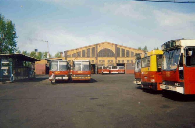 Zabytkowa zajezdnia tramwajowa w Bytomiu na starych zdjęciach