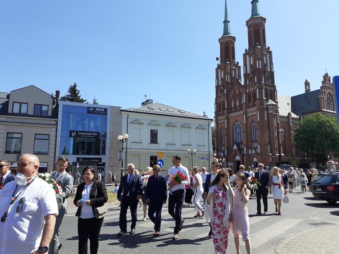 Odsłonięcie tablicy upamiętniającej 100-lecie Cudu nad Wisłą