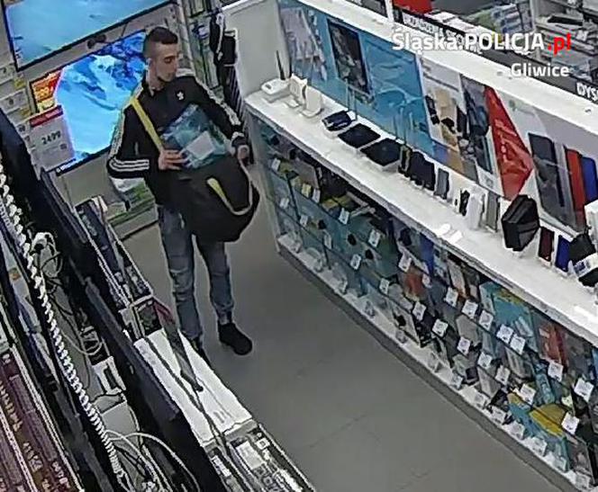 Gliwice: Okradł sklep komputerowy. Rozpoznajesz go?