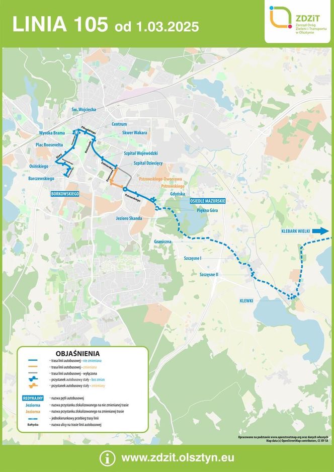 Trzy nowe linie autobusowe w Olsztynie. Ogromne zmiany w komunikacji miejskiej