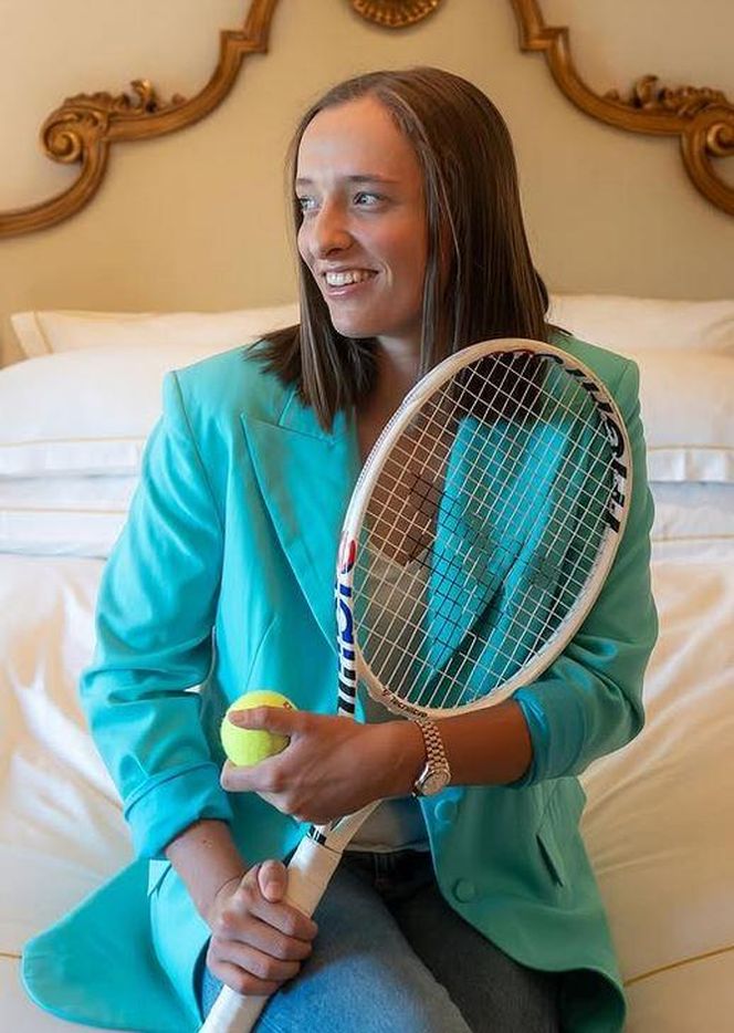 Iga Świątek w The Plaza