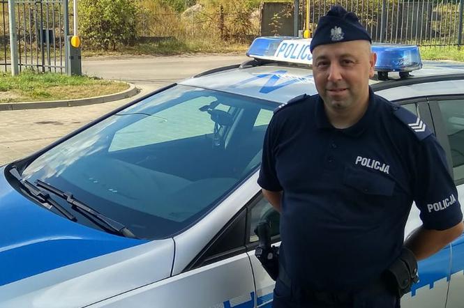 Policjant uratował starszą kobietę