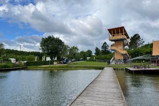 Nowa wieża widokowa w Krzyżach. Z panoramą jeziora Nidzickiego [ZDJĘCIA]