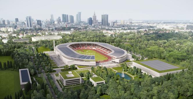 Hala sportowa i główny stadion warszawskiej Skry
