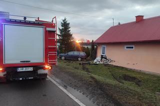 Lubelskie: Był pod wpływem narkotyków, gdy pojawił się w sypialni. Auto przebiło ścianę 