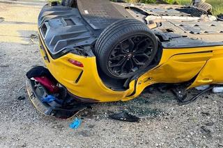 Wypadek renault megane pod Oświęcimiem. Zginęli trzej młodzi mężczyźni