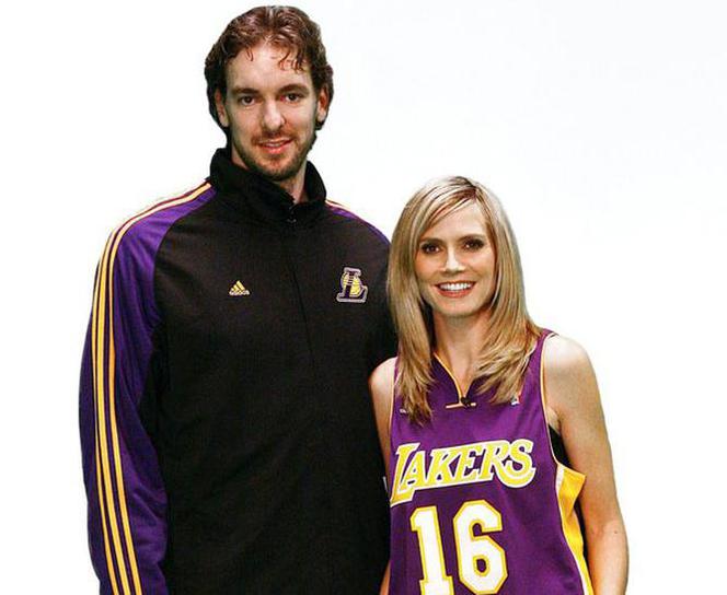 Pau Gasol i Heidi Klum