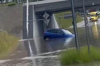 Dąbrowa Górnicza zalana po burzy