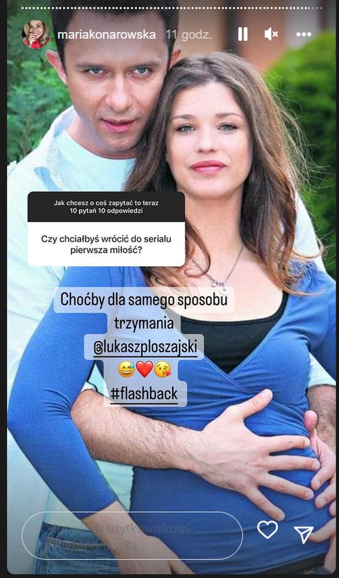 Pierwsza miłość. Artur Kulczycki (Łukasz Płoszajski), Berenika (Maria Konarowska)