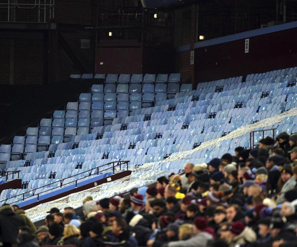 Aston Villa - Legia Warszawa. Pusty sektor gości na stadionie w Birmingham