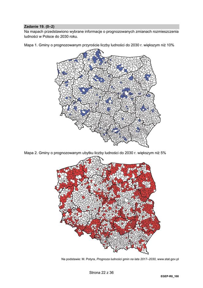 Matura 2024: geografia rozszerzona. ARKUSZ FORMUŁA 2015