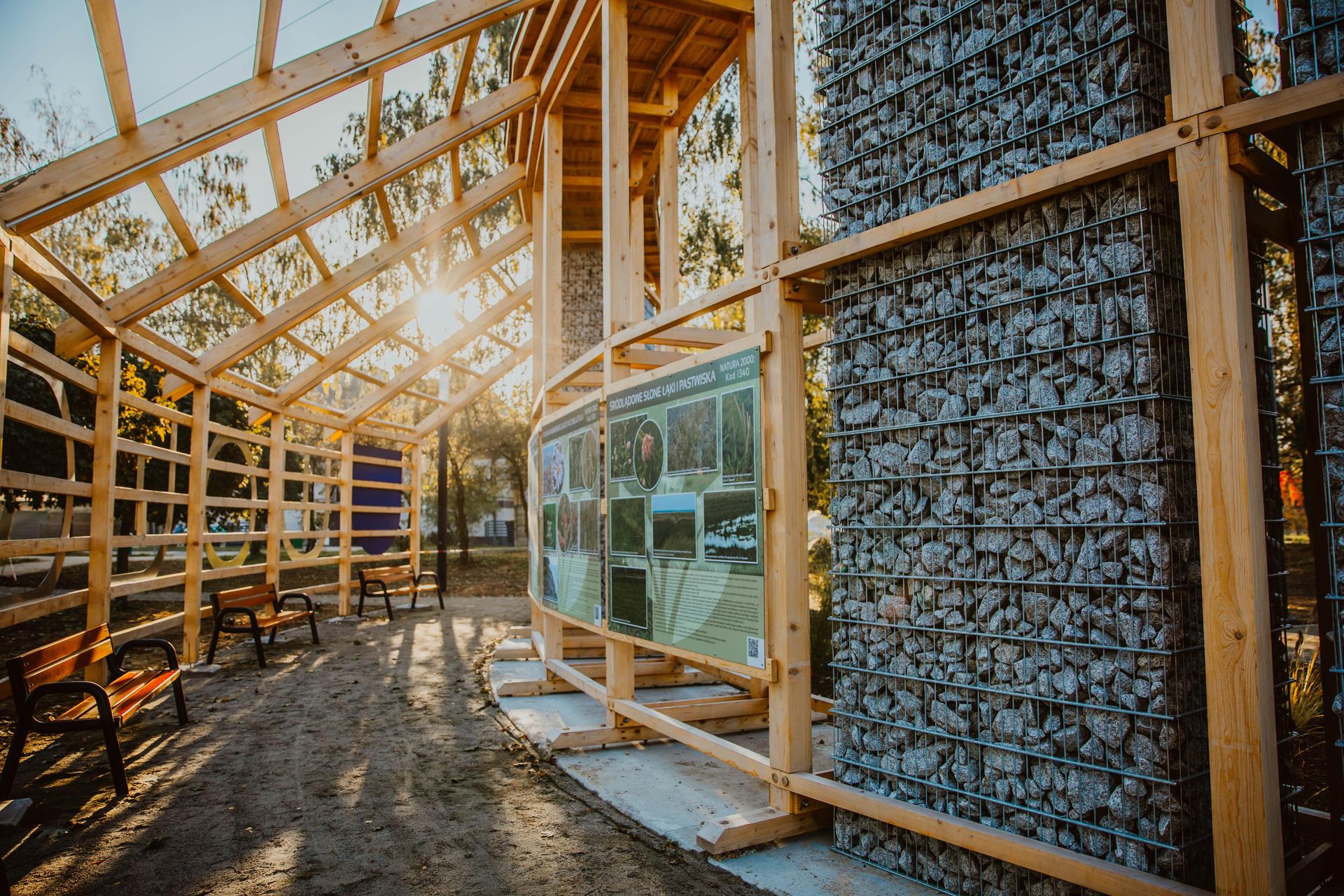 Tężnia solankowa wraz z ogrodem halofitów w Wołczynie