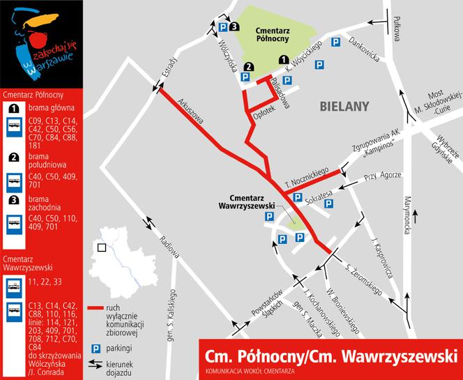 Cmentarz Północny. Zmiany w komunikacji