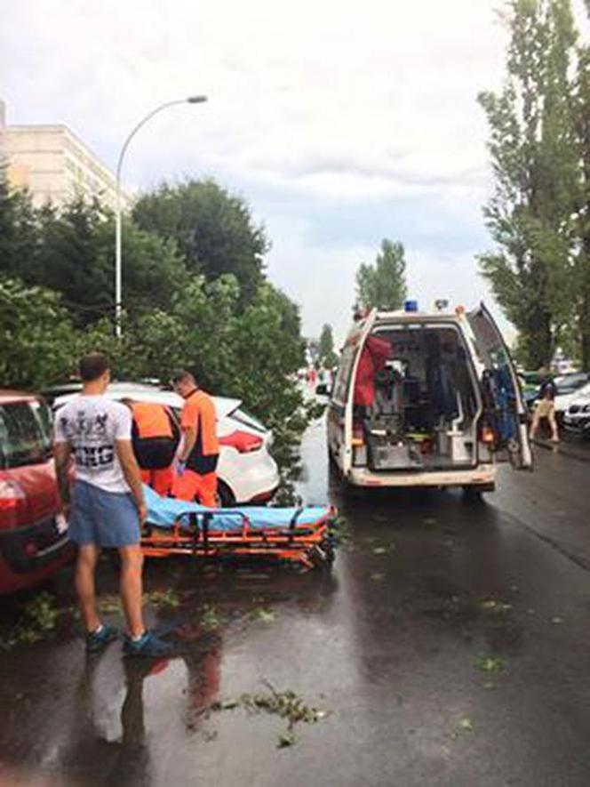 Skutki burzy w Rzeszowie