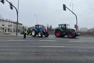 Strajk rolników w Krakowie