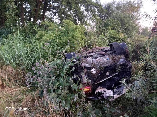 Tragedia na autostradzie A1! 20-latek w bmw wypadł z drogi i zginął