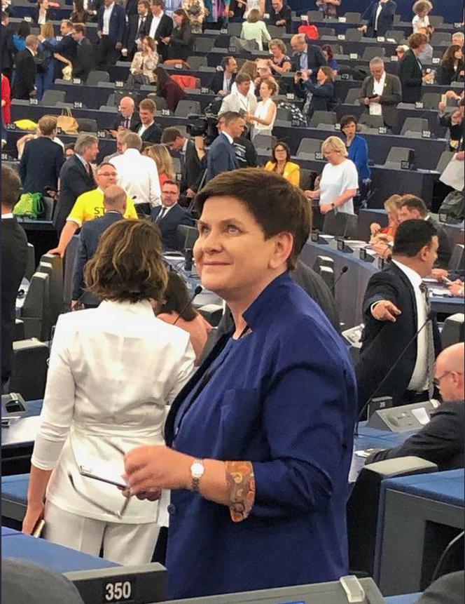 Szydło szpanuje w europarlamencie