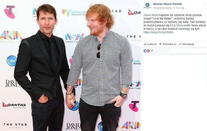 Ed Sheeran i James Blunt razem. I nie chodzi o muzykę!