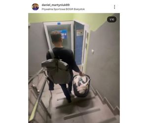 Syn Daniela Martyniuka to jego kopia. Spędził czas na basenie z Faustyną i Florianem