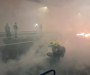 Ćwiczenia w tunelu na Zakopiance