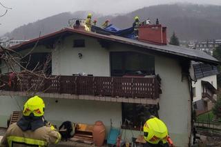 W Szczyrku płonął dom jednorodzinny. Co tam się stało? ZDJĘCIA 