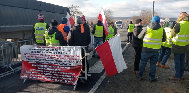 Protesty rolników w woj. lubelskim 13.12.2024