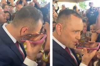 Nawrocki zaskoczył Polonię w USA! Prezydent zadzwonił do ojca małej dziewczynki. Tłum poruszony