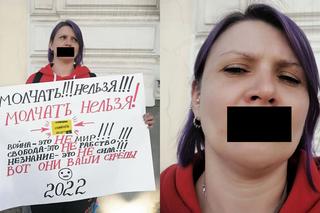 Szokujący protest Rosjanki - zobaczcie, co zrobiła z ustami!