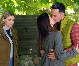 Barwy szczęścia odc. 3253. Janka (Oliwia Drożdżyk), Mariusz (Rafał Cieszyński), Kasia (Katarzyna Glinka)