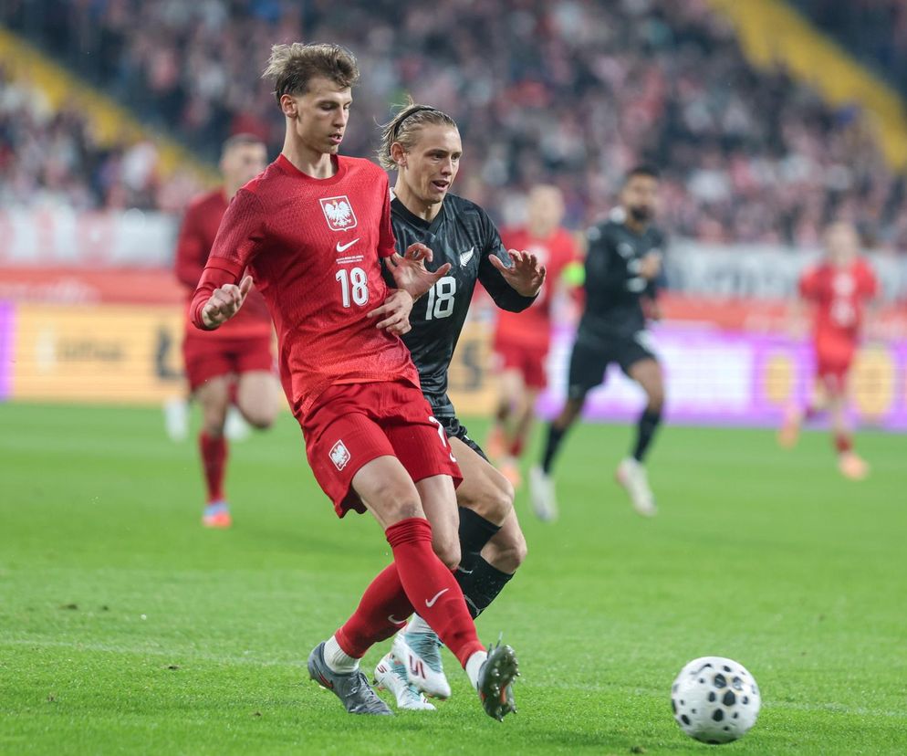 Szał na trybunach podczas meczu Polska - Nowa Zelandia