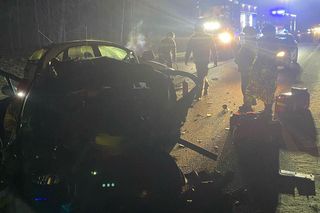 Dwie osoby poszkodowane w zderzeniu trzech aut koło Leszna