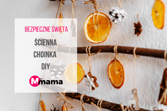 Choinka ścienna DIY: bezpieczna wersja drzewka dla dzieci 