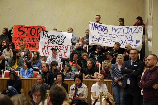 Protest mieszkańców Osiedla Przyjaźń