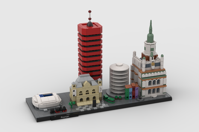 Poznań z klocków Lego