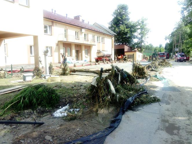 Powódź w Małopolsce, OSP Pogorzany w akcji