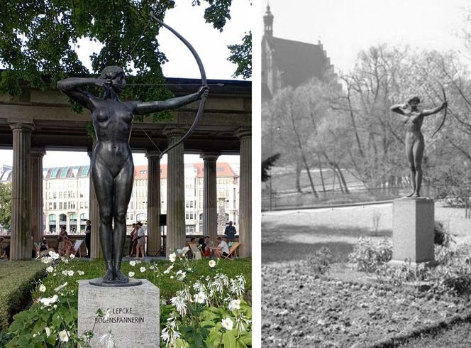 Bydgoska Łuczniczka z Parku Kochanowskiego ma w świecie swoje bliźniaczki. Gdzie jest oryginał? [ZDJECIA]