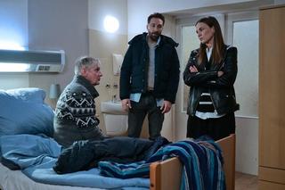 	Pierwsza miłość odc. 3792. Marta (Honorata Witańska), Arek (Dariusz Wieteska), Jerzy (Grzegorz Wons) - ojciec Marty