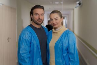 Przyjaciółki, odc. 298. Inga (Małgorzata Socha), Borys (Piotr Stramowski)