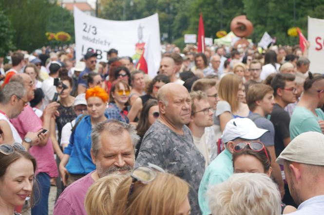 Protest przeciw przemocy w Białymstoku