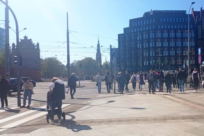 Gehenna pieszych w centrum Szczecina