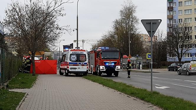 Tragiczny wypadek przy szpitalu w Olsztynie